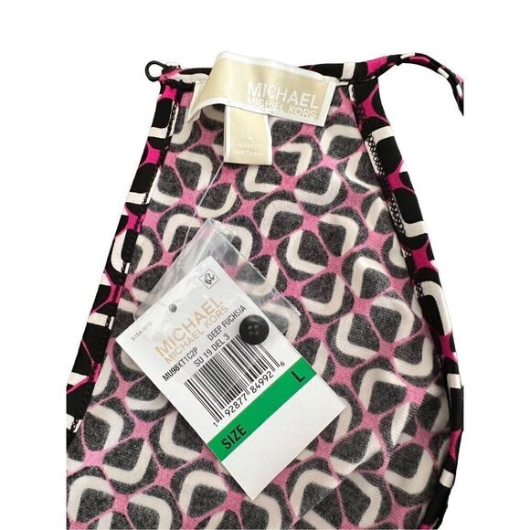 MICHAEL KORS Pink Sleeveless Maxi Dress with Slit size L - Picture 5 of 13